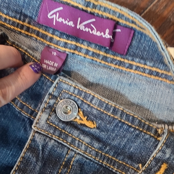 NWT Gloria Vanderbilt Jean Skirt - Picture 4 of 8